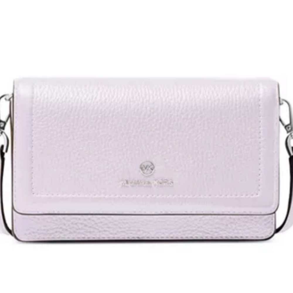 MICHAEL KORS Jet Set Charm Phone Crossbody Purse - LAVENDER